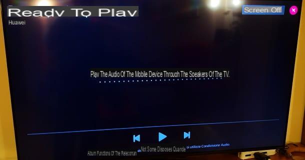 How to connect the phone to the TV with Bluetooth