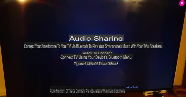 How to connect the phone to the TV with Bluetooth