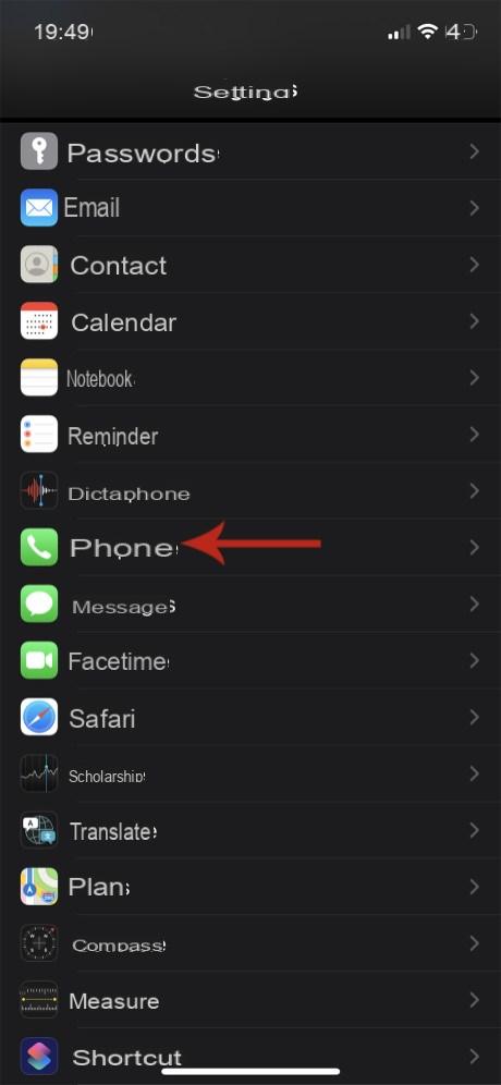 Como bloquear um número de telefone no iPhone?