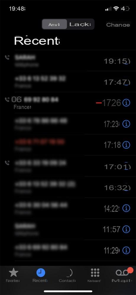 Como bloquear um número de telefone no iPhone?