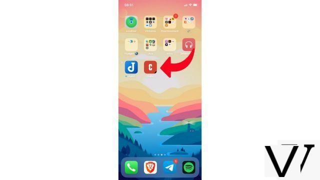 How to add a web shortcut on the home page of your iPhone?