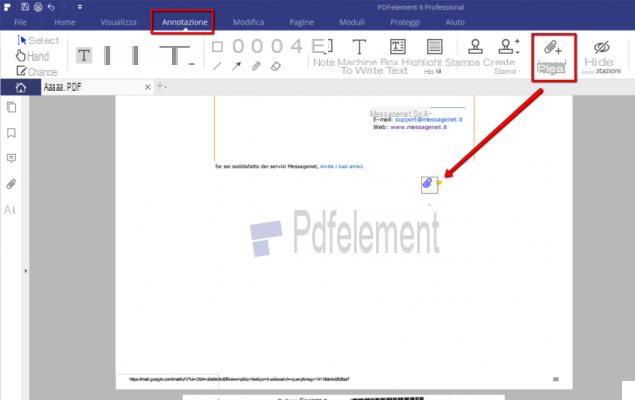 Como adicionar anexos a um PDF -