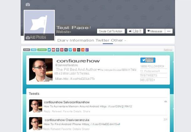 Comment connecter une page Facebook à Twitter