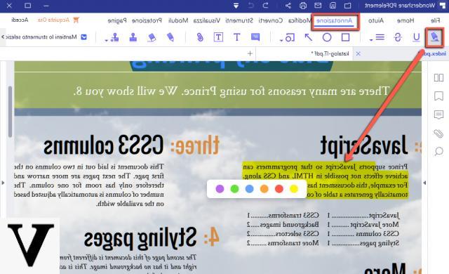 Annoter, surligner et souligner sur PDF -