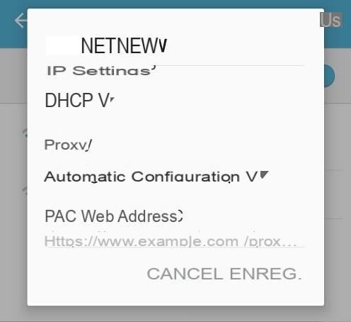 Cómo configurar un proxy en su teléfono inteligente Android