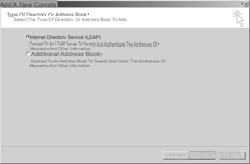 Outlook - Catálogo de endereços