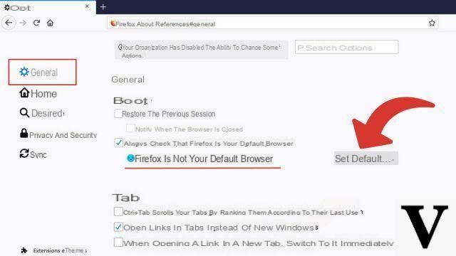 How do I set Firefox as my default browser?