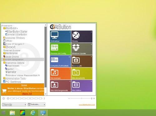 Windows 8: busque el menú Inicio