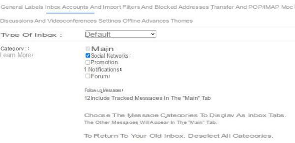 Categorías y etiquetas de Gmail: cómo clasificar mensajes automáticamente