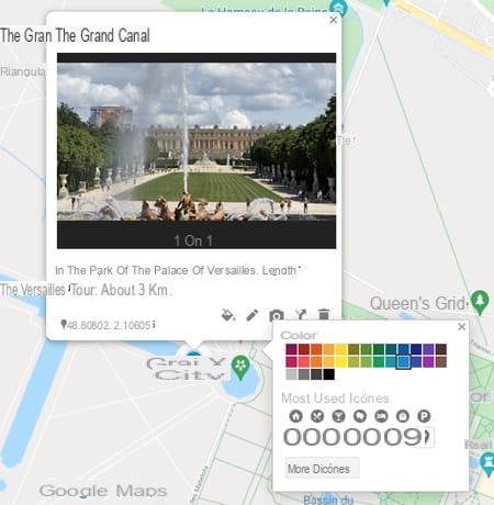 Create a custom map in Google Maps