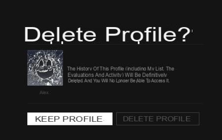 Netflix user profile: create, modify, delete