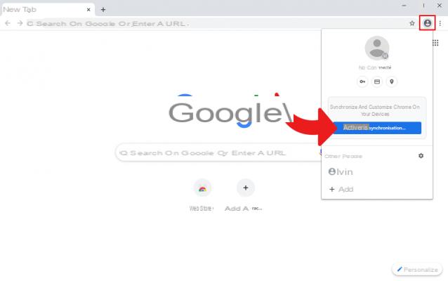 How to connect my Google account to Google Chrome?