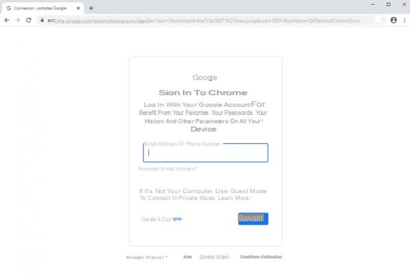 Como conectar minha conta do Google ao Google Chrome?