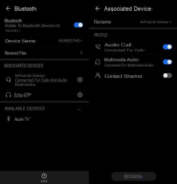 Comment connecter des AirPod à Huawei