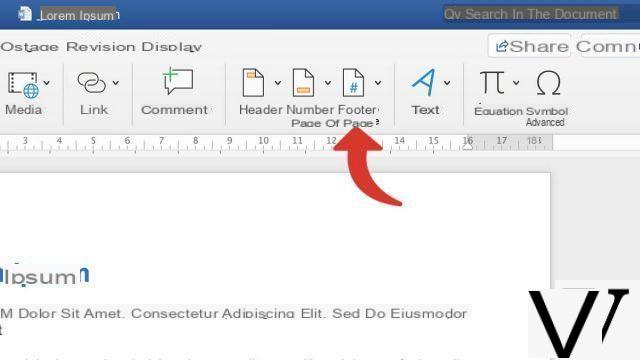 How to number the pages of a Word document?