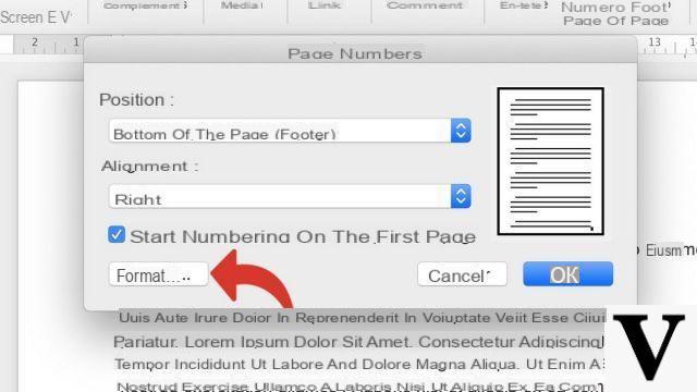 How to number the pages of a Word document?