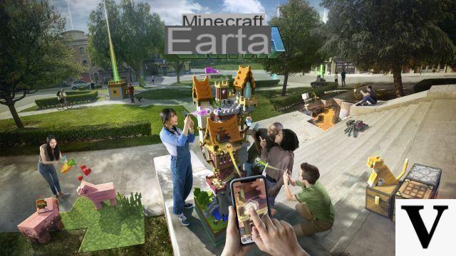 Minecraft Earth: we explored a dungeon, built a house and it was promising