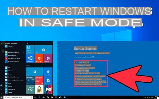 Ponga Windows 10 en modo seguro -