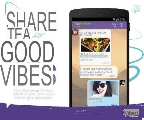 Viber 5.5 emphasizes the sharing of content between its users