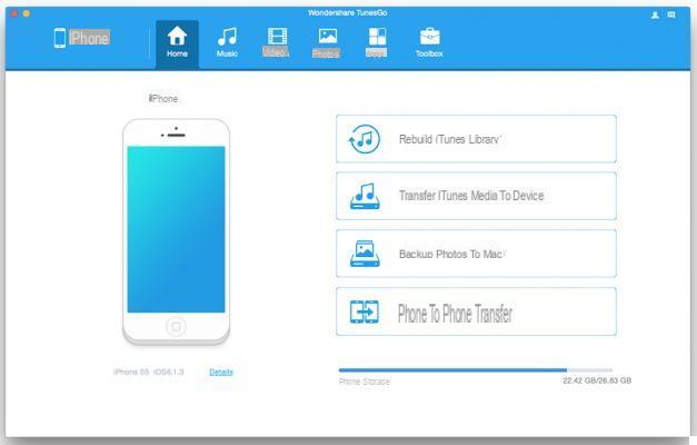 Transfiere fotos, videos y música de Android a Mac -