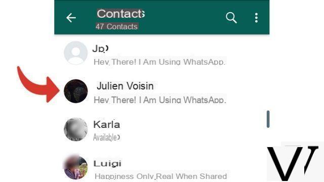 How to change the name of a contact on WhatsApp?