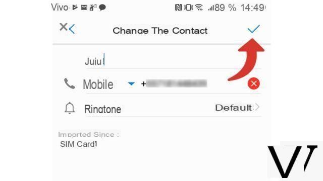 How to change the name of a contact on WhatsApp?