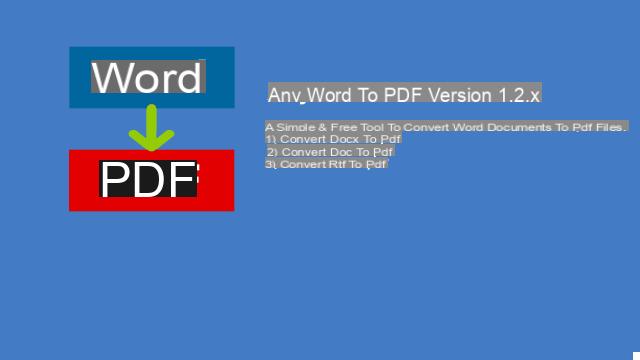 Convertir PDF en Word sur Windows 10 -