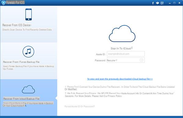 Recupere fotos e vídeos do backup do iCloud -