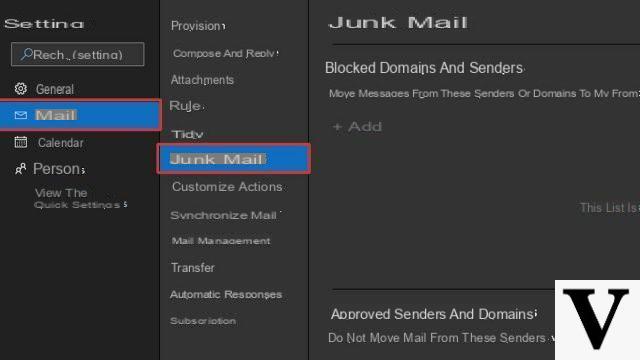How to block a sender in Outlook?