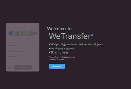 Free WeTransfer: envía archivos a través de Internet
