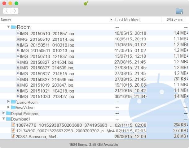 Comment connecter un mobile Samsung à un Mac