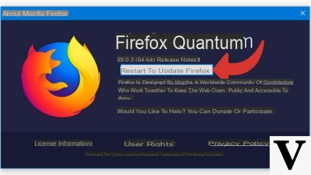 Como atualizar o Firefox?