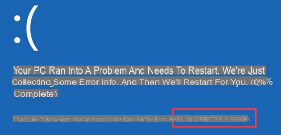 [Solved] WHEA UNCORRECTABLE ERROR on Windows -