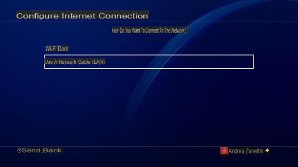 How to connect LAN cable to PS4