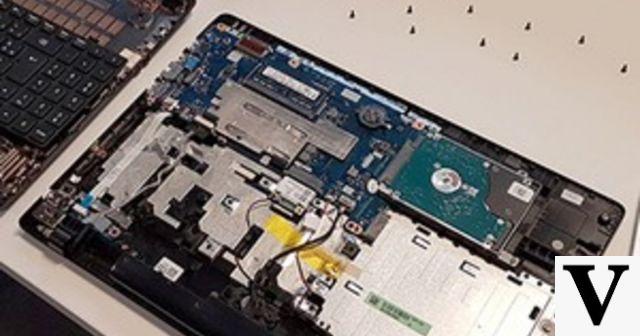 Impulse una computadora portátil instalando un SSD