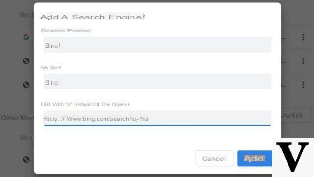 How to change the search engine on Google Chrome?