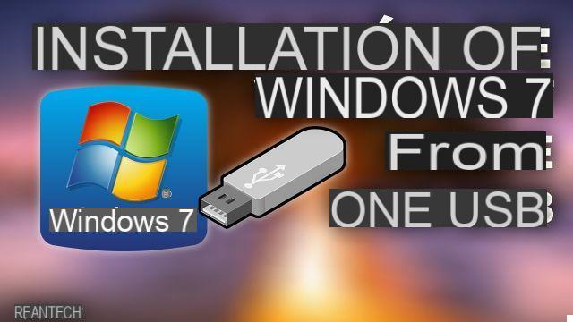 Cómo instalar Windows desde USB -