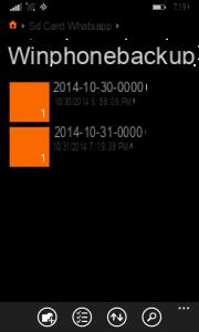 Fare Backup Whatsapp su Nokia Lumia (Windows Phone)   –