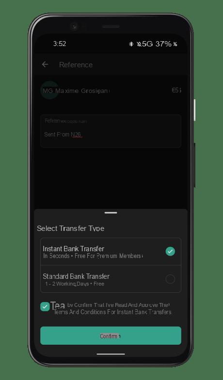 N26 finalmente le permite enviar dinero instantáneamente a otro banco