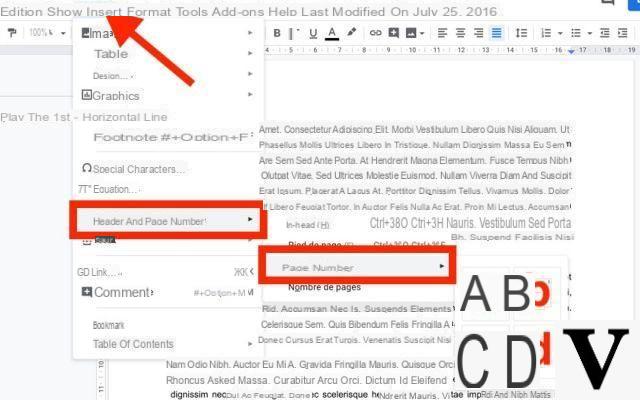 Google Docs: How to put page numbers in your documents