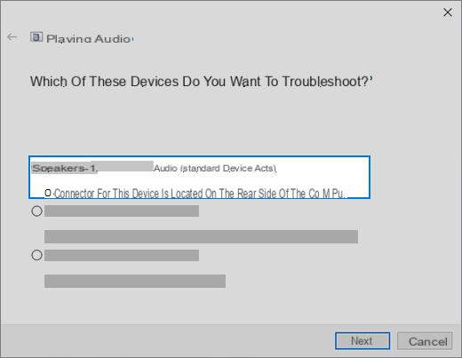 Troubleshoot Windows 10 Audio Issues -