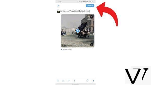 How to post a video on Twitter?