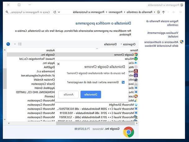 Comment désinstaller Google Chrome