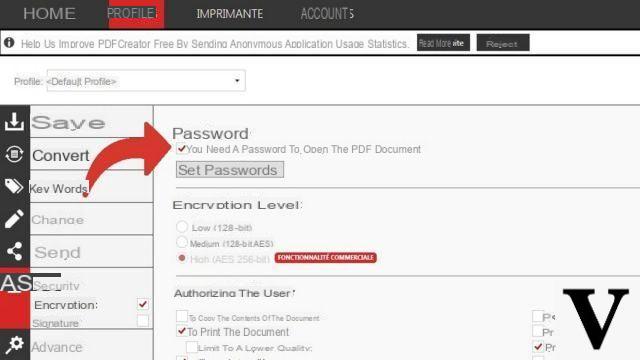 How to password protect PDF file?