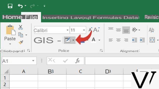 How to draw borders in Excel?
