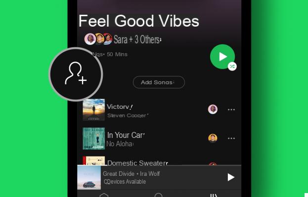 O Spotify simplifica o gerenciamento de listas de reprodução colaborativas para suas noites com amigos