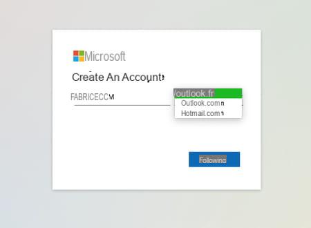 Create a free email address in Outlook (ex-Hotmail)