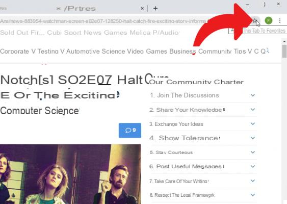 Como marcar um site no Google Chrome?