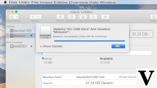 Como instalar o Mac OS a partir de um stick USB?