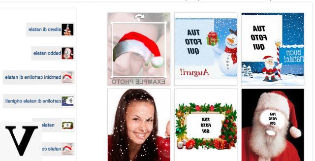 Cree motivos fotográficos con efectos navideños -